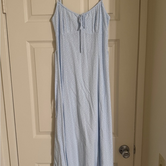 Brandy Melville Light Blue Textured Dress - Picture 1 of 4